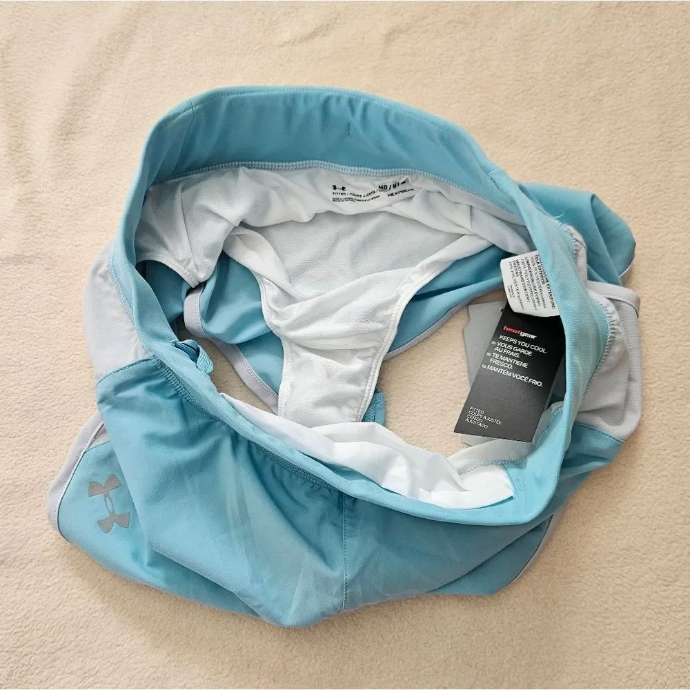 Under Armour Blue Fitted Speedpocket Running Shorts